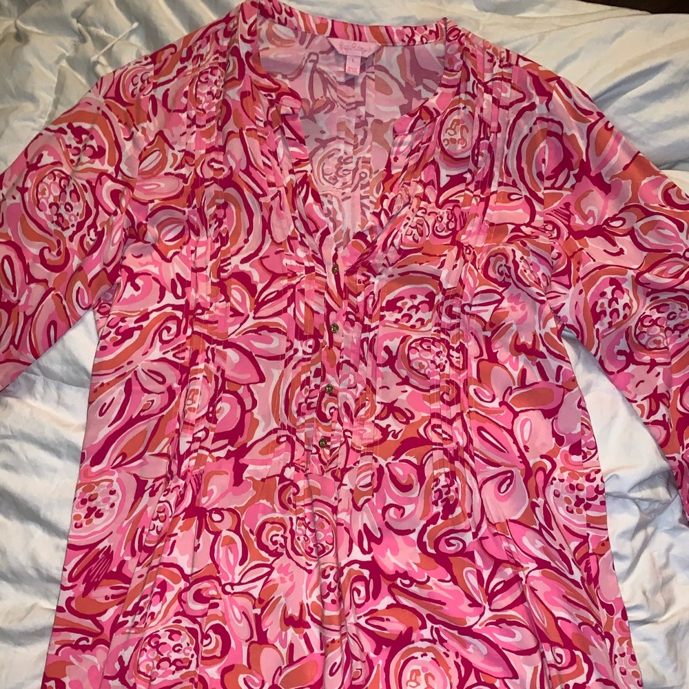 Lilly Pulitzer button up dress